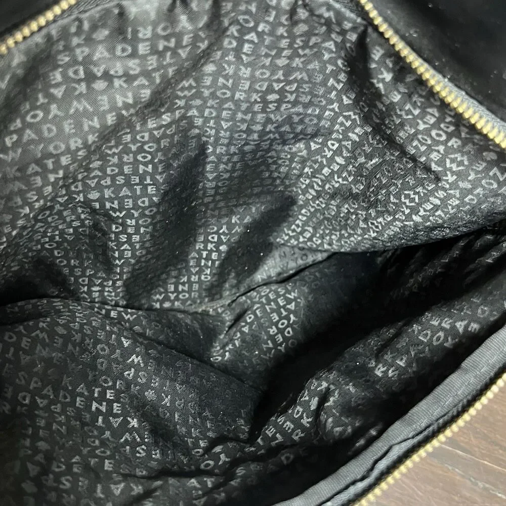 Kate Spade‎ Large Nylon Backpack Work Bag Black - Straps Need Reinforcement